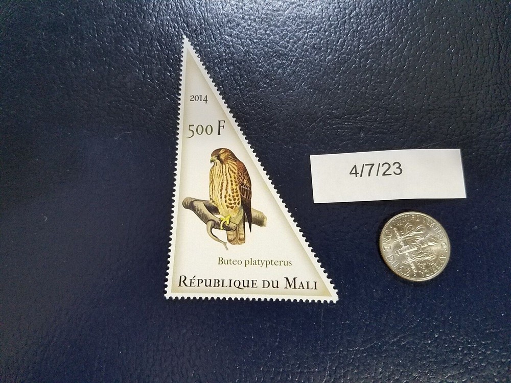 Broad-winged hawk Birds 2014 Republique Du Mali Stamp
