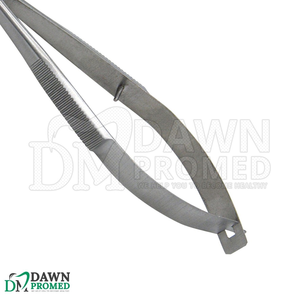 2 Pcs Castroviejo Scissors Straight & Curved Set 7.5" Micro Surgery Instruments
