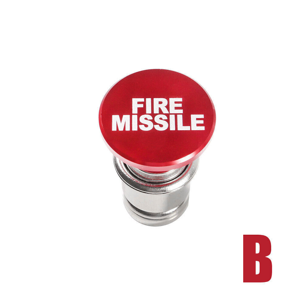 Car Cigarette Lighter FIRE MISSILE Button Replacement 12V Push Button Universal