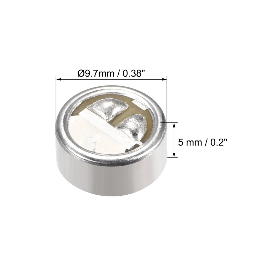 Soldering Audio Speaker 9.7mmx5mm Loudspeaker for Small Electronic Projects 2pcs