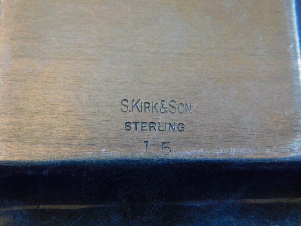 S. KIRK & SON #15 STERLING SILVER NUT DISH - GOOD CONDITION K
