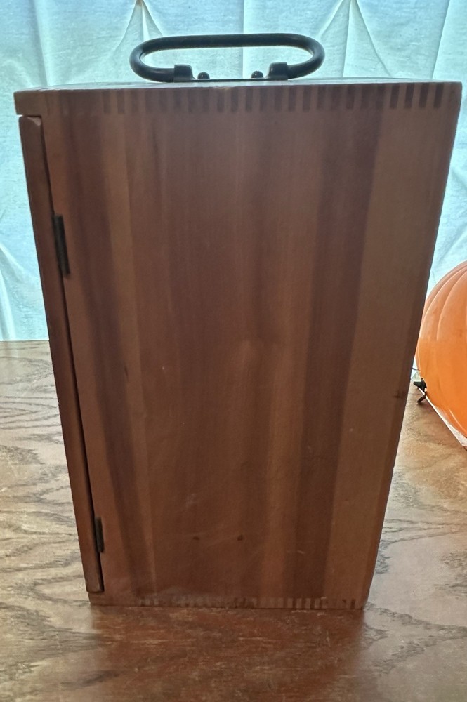 Vintage Empty Bausch & Lomb Microscope Wooden Box