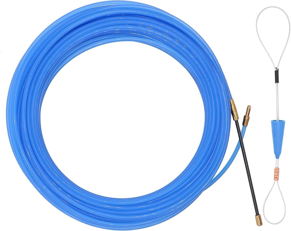 Jeemiter 66 Feet Fish Tape Wire Puller Through Wall, Electrical Fish Tape Pull P