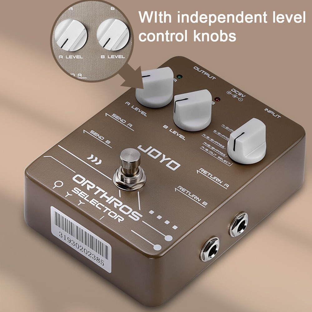 JOYO Loop Guitar Effect Pedal 6 Looping Modes 2 Line Loop Multiple Output Effect