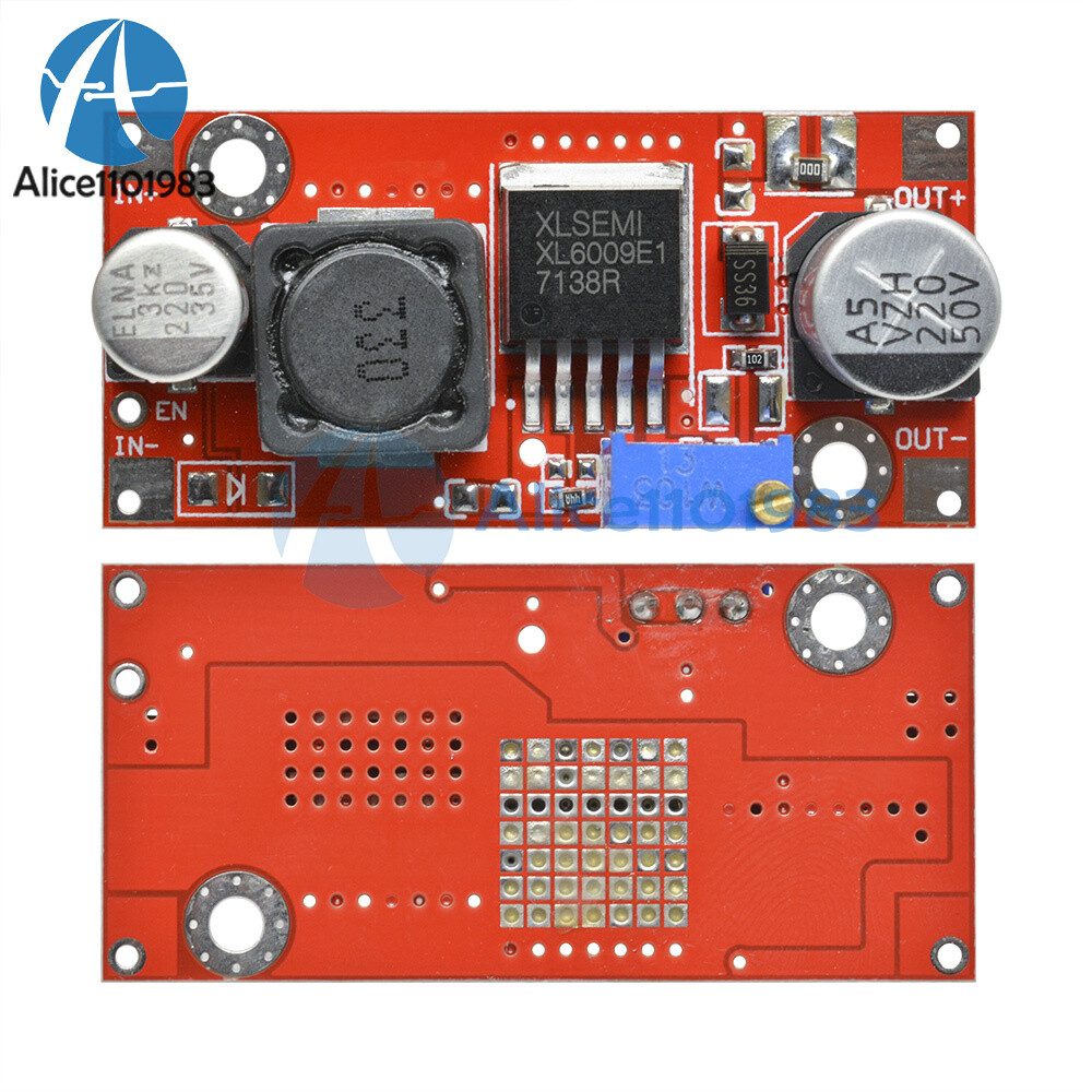 5Pcs XL6009 DC Adjustable Step up Boost Power Converter Module Replace LM2577