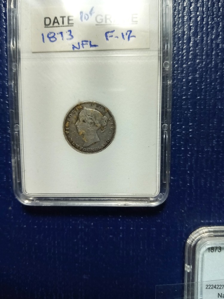 1873 Newfoundland coin set