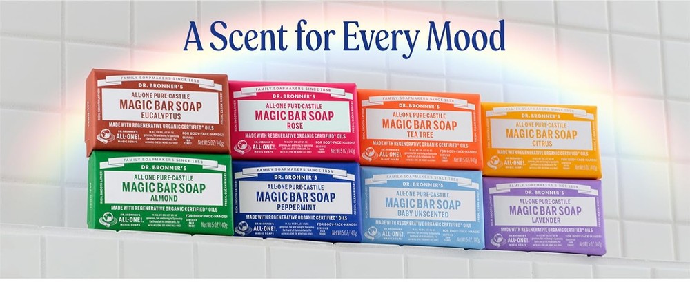 Dr. Brer's e-Castile Magic Soap Bars - Made with Renerative