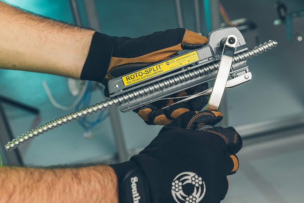 Automatic Roto-Split Wounded Warrior Cable Cutter - Cuts AC, MC, BX, & HCF Cable