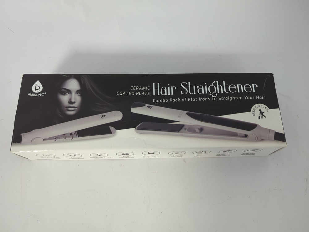 PURSONIC CERAMIC COATED PLATE JAIR STRAIGHTENER COMBO PACK