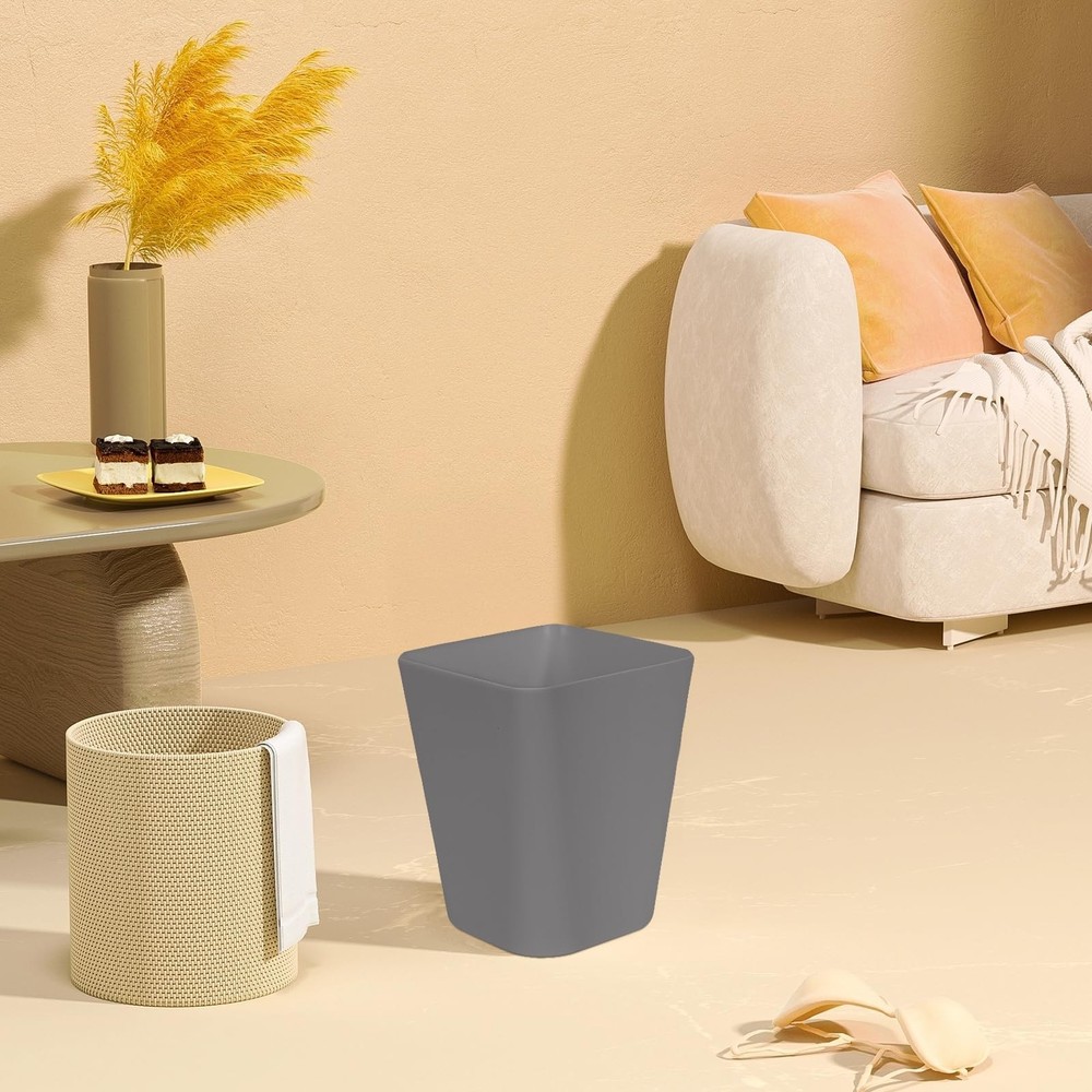 Small Trash Can - Plastic Waste basketbin - for Office,Home,Bathroom,Kitchen ...