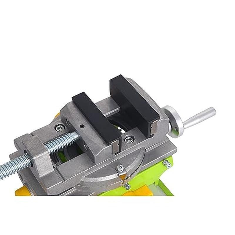 3" Rotary Table Horizontal Cross Slide Drill Press Vise 90° Precision Milling