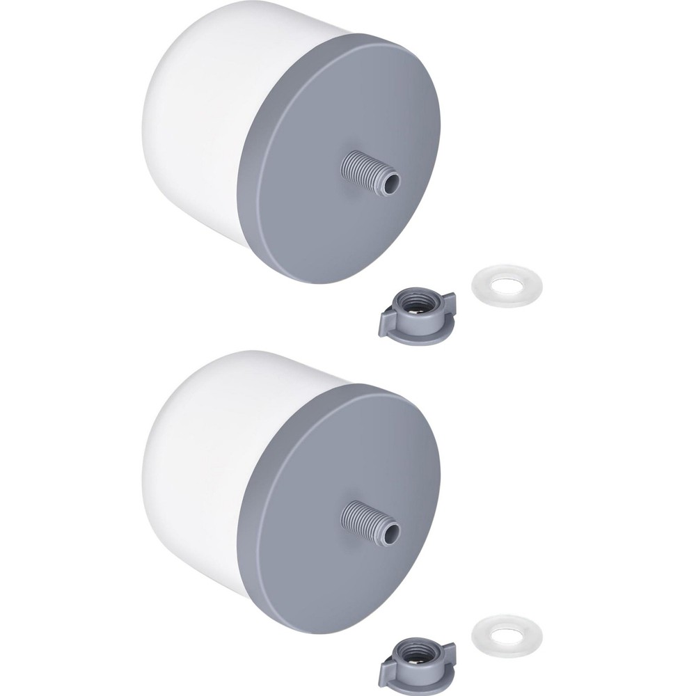 2 Pack Ceramic Candle Water Filter 0.2-0.5 Micron for Portable Purifier System