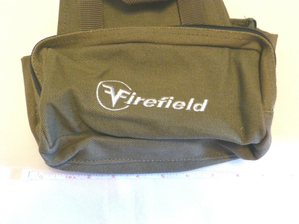 Firefield Red Adjustable Hat Zippered Range Bag Sticker