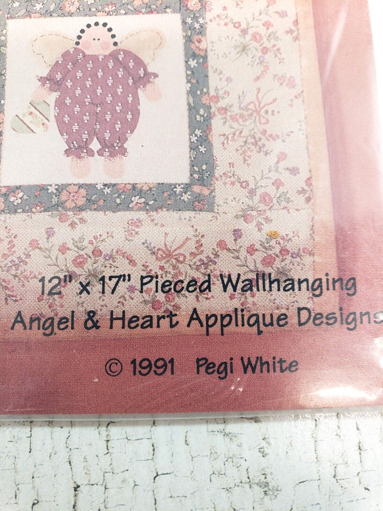 Finders Keepers Six Patch Angel Sampler Pegi White Quilt Pattern