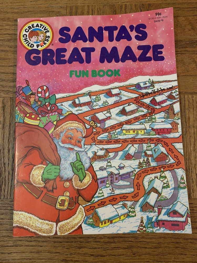 Santas Great Maze Fun Book