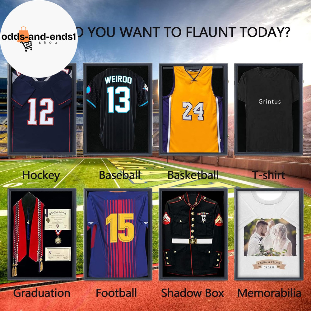 Jersey Frame Display Case Jersey Display Case Jersey Shadow Box with Uv Protecti