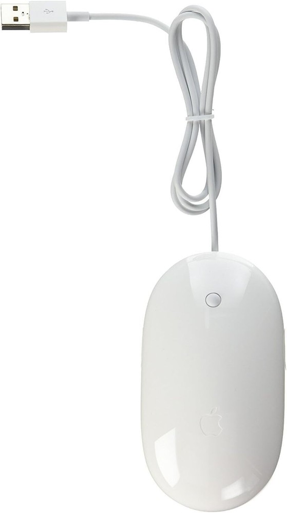 Apple Wired USB Mighty Mouse White A1152 MB112LL/B