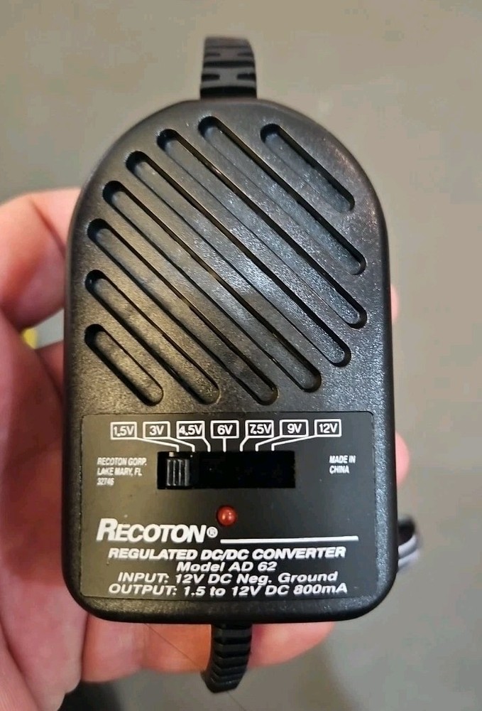 RECOTON Car REGULATED DC/DC CONVERTER AD62B Without Tips