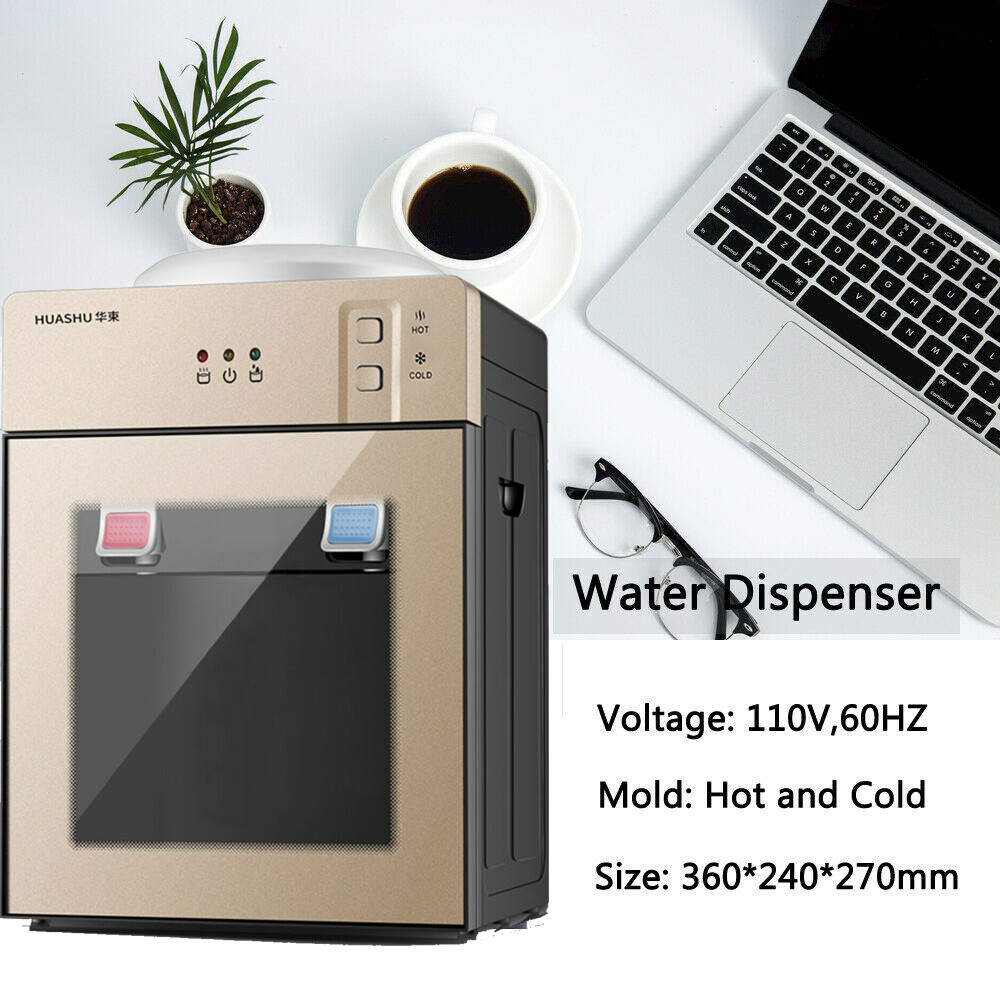 Top Loading Countertop Water Dispenser Hot Cold Water Cooler Drinking Machine