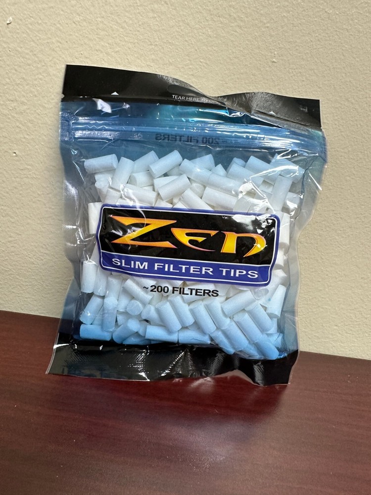 ZEN Slim Filter Tips-200pc- Single 7mm