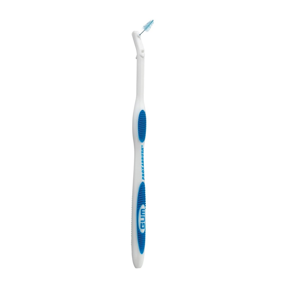 GUM Proxabrush Permanent Handle Refills - 1 Count (Pack of 1), Blue