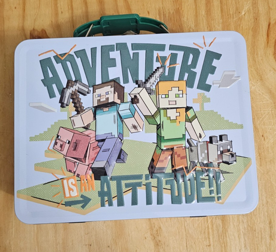 Minecraft Metal Lunch Box