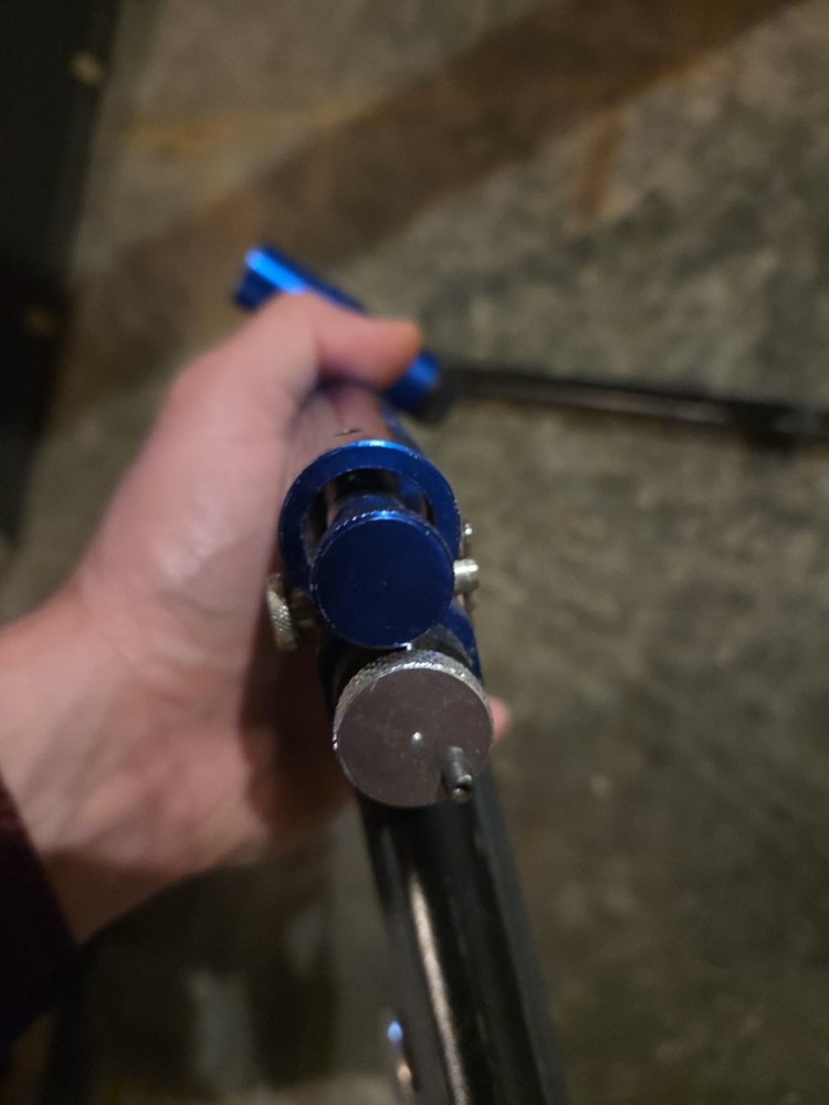 Spyder Shutter Blue Paintball Gun