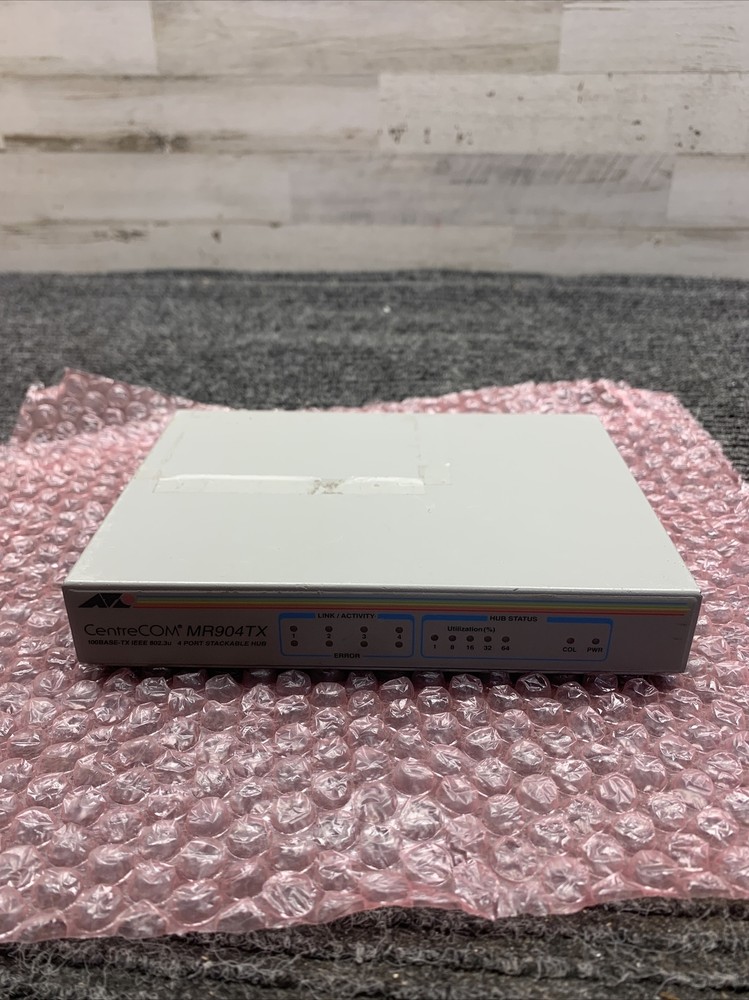 Used CentreCom 4 Port Stackable Hub MR904TX