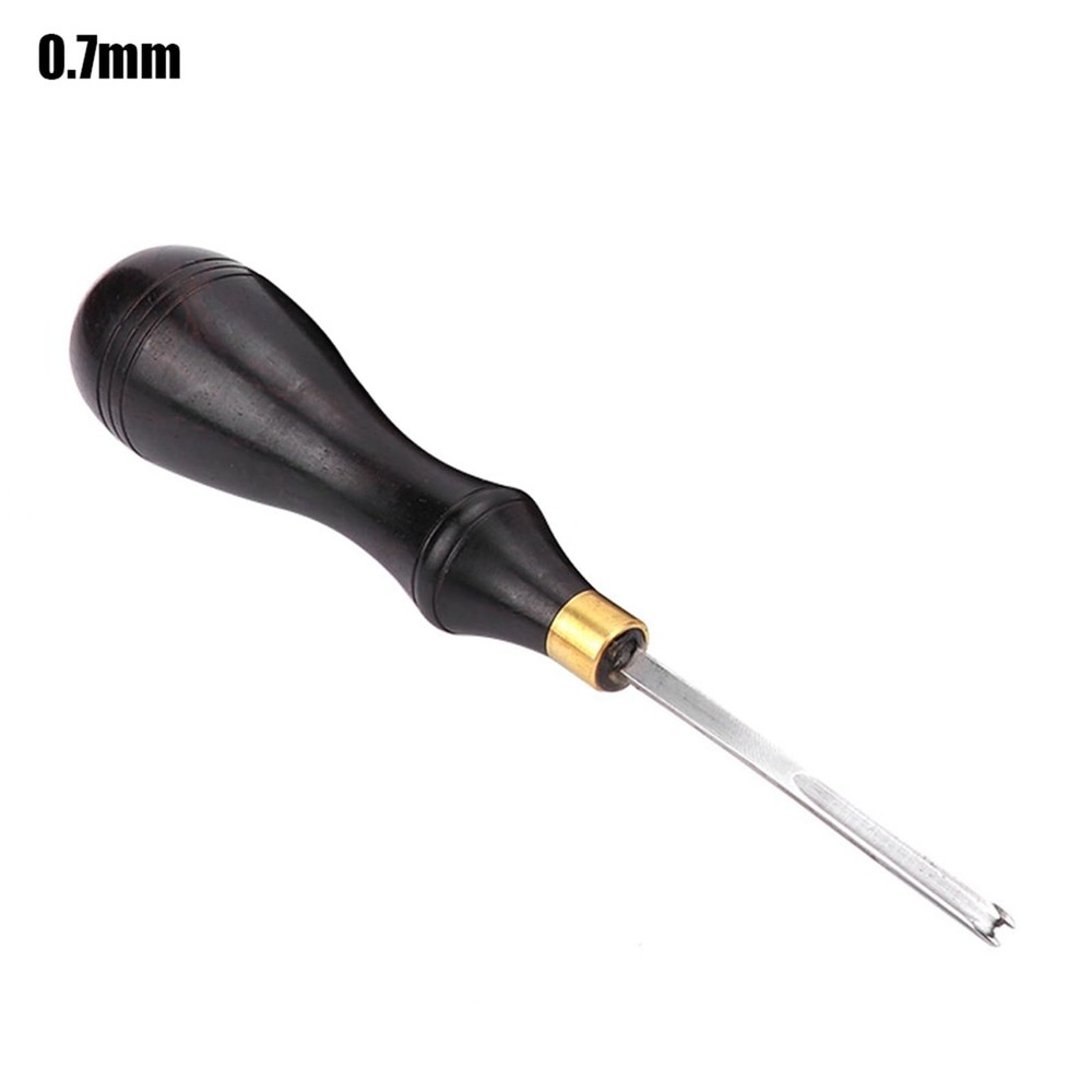 Oumefar Edge Leather Beveler,Craft Beveler Tool Wood Handle...