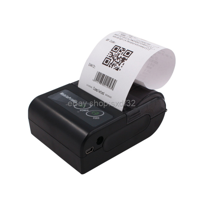 58mm Bluetooth Thermal Receipt For Printer Android IOS Windows Port POS Portable