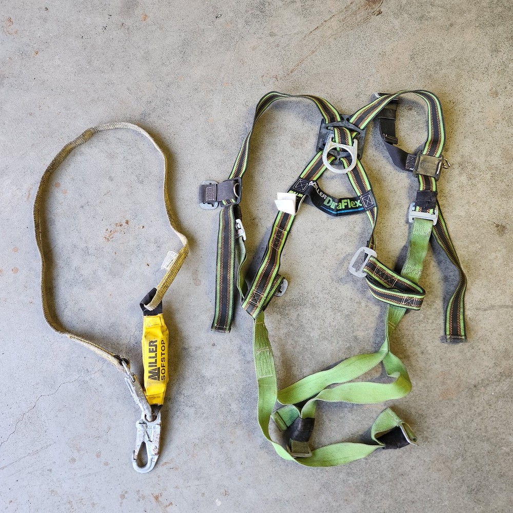 Miller Duraflex Harness E650 UGNU 400lbs + Sofstop 913WLS 6ft