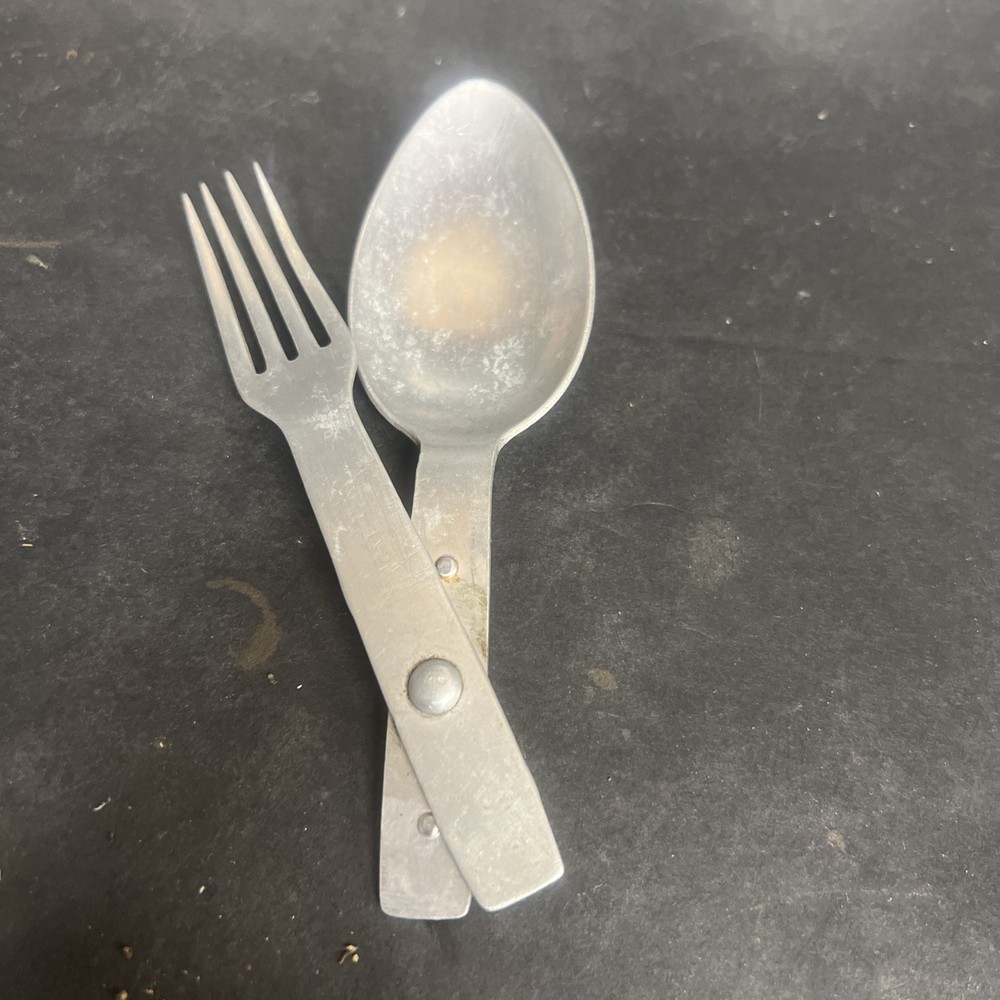 Vintage GF&K No. 40 WWII German Fork & Spoon Set