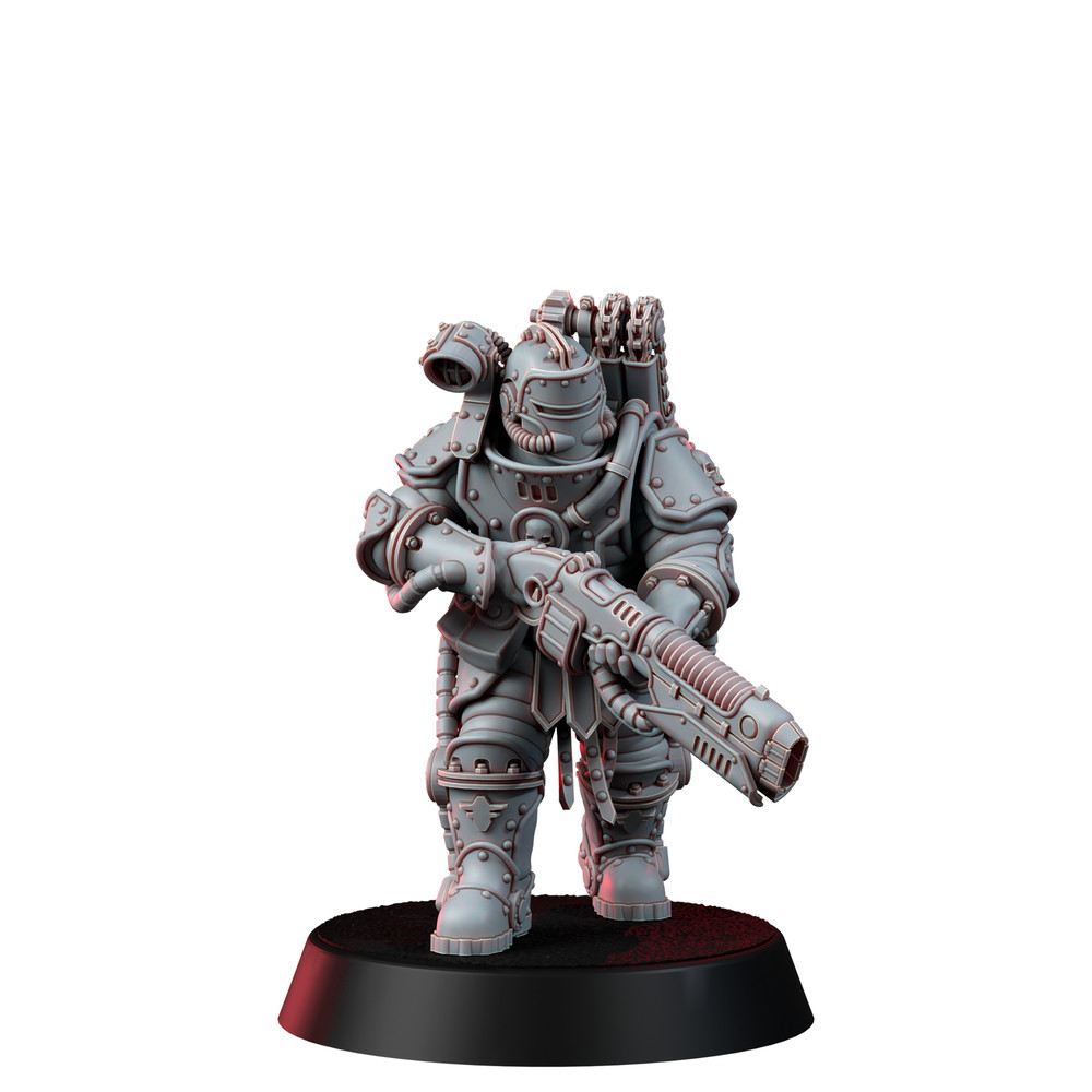 SOLAR GUARD INFANTRY SQUAD WITH VOLKITES