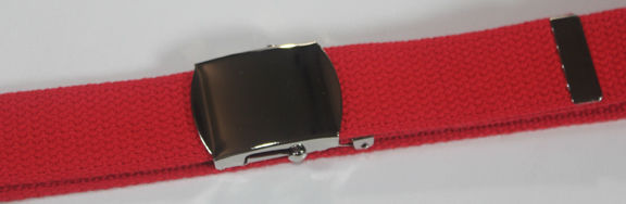 NEW ADJUSTABLE 52" INCH ASSORTED CANVAS GOLF WEB UNIFORM BELT CHROME BUCKLE