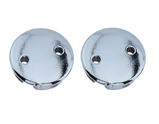 Bike Crank Caps Chrome.