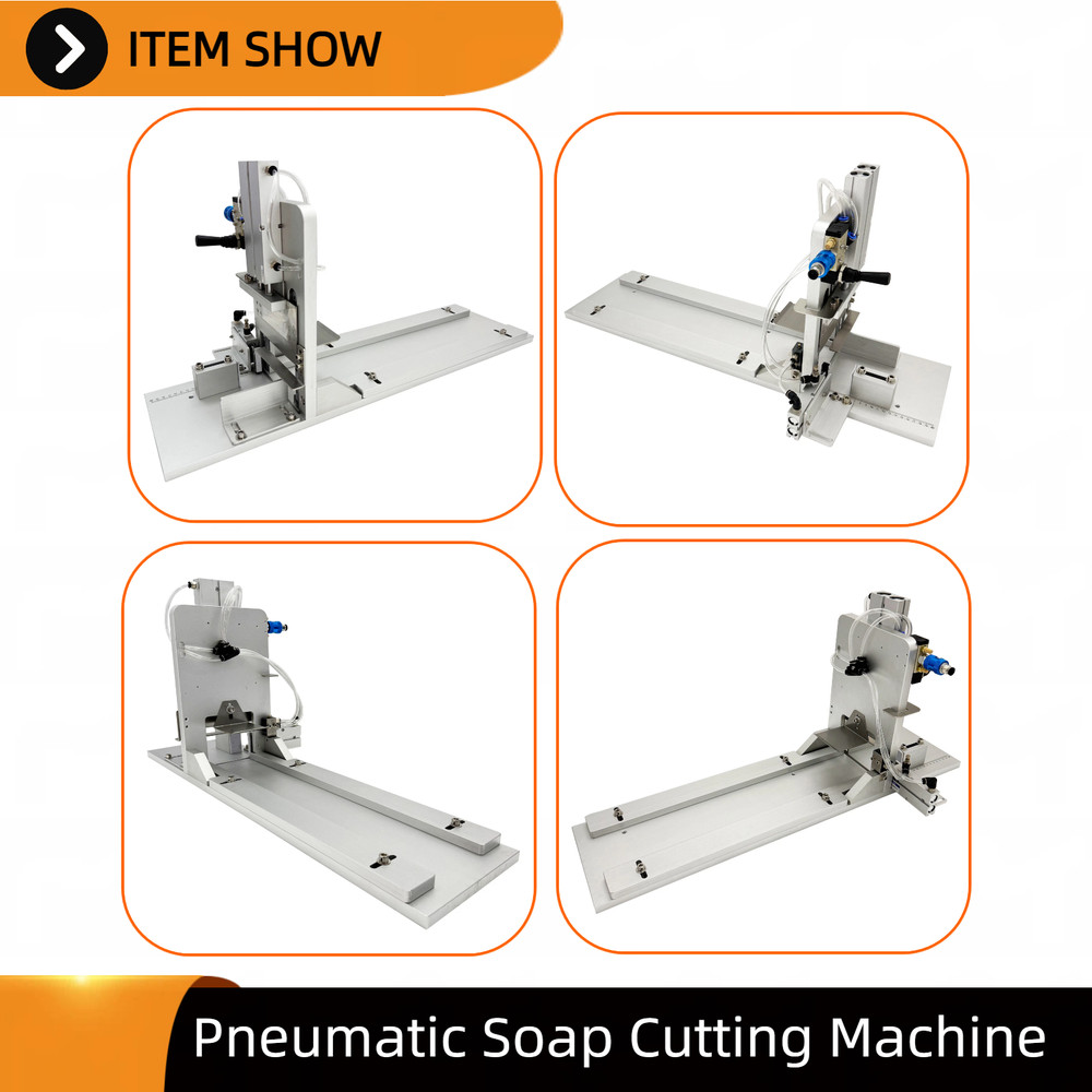 Semi-Automatic Soap Slicer Pneumatic Cutting Machine Batch Soap Processing