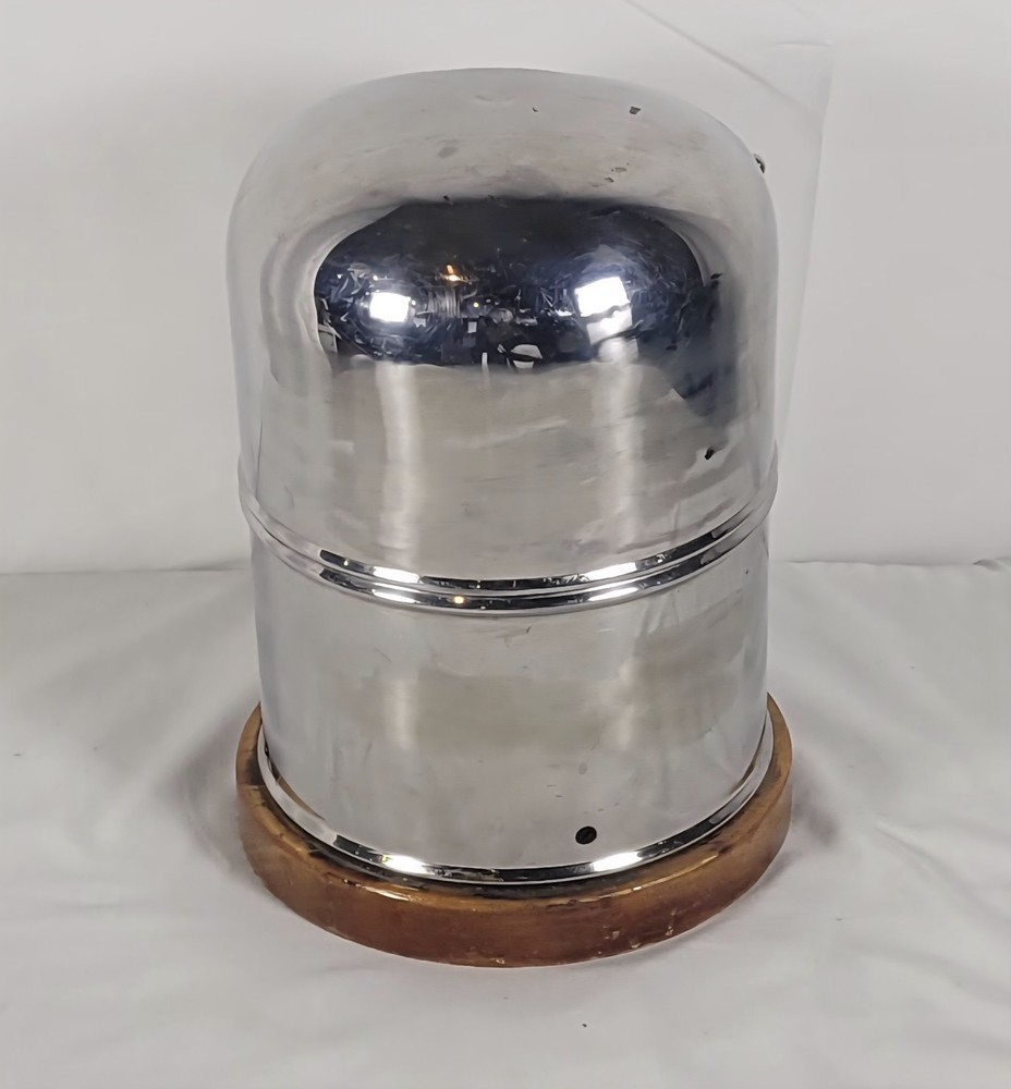 Vintage Danforth Constellation Stainless Steel Marine Compass 8" Base