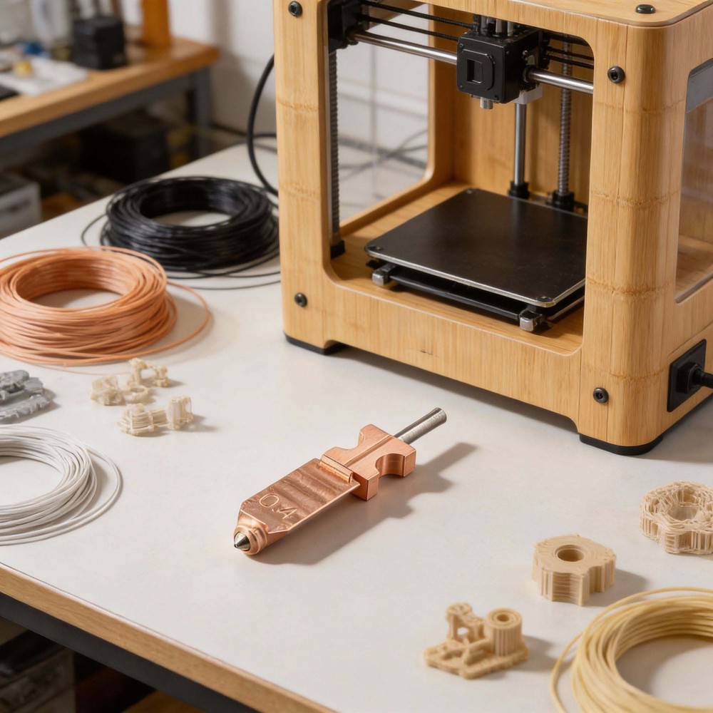 Nozzle Assembly 04mm for Flashforge AD5X with Heating and Cooling Feature