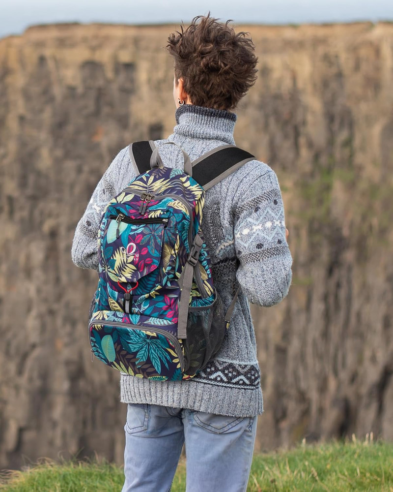 Small Lightweight Packable Backpack: 20L Ultra Light Foldable Travel Hiking Camp