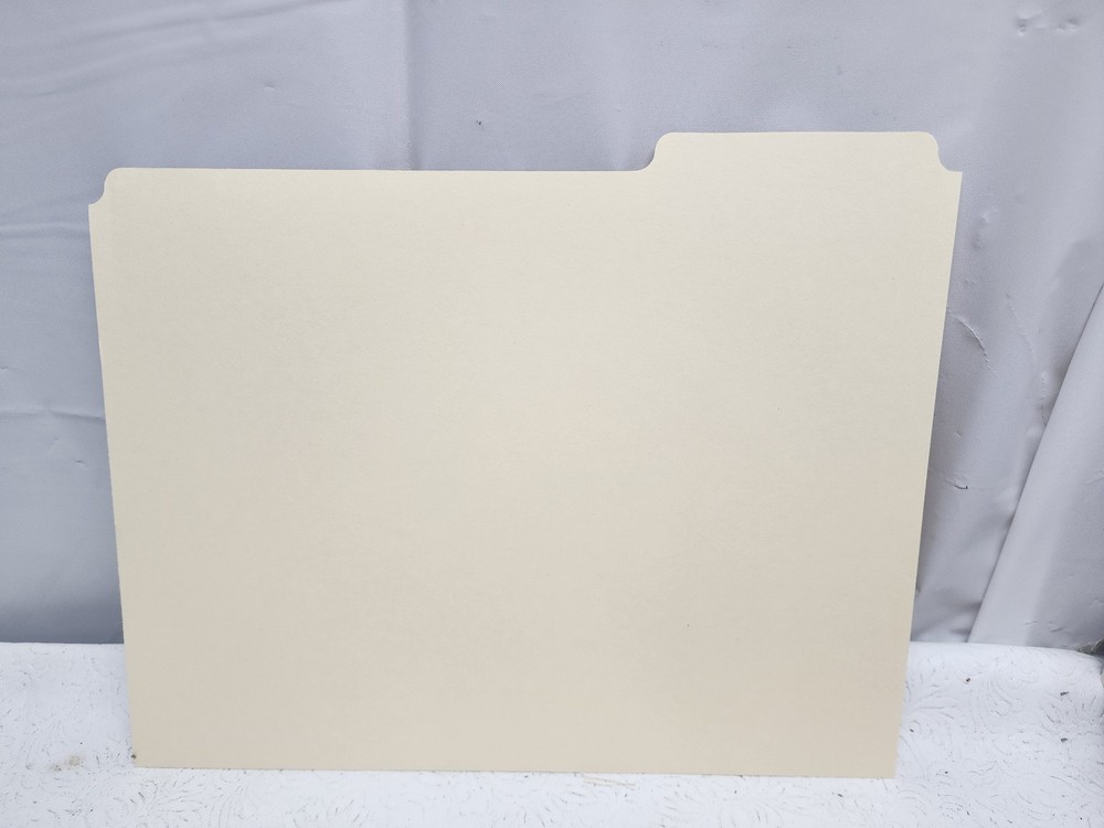 Classroom Select Manila File Folders, 100 Letter Size, 1/3 Cut Assorted