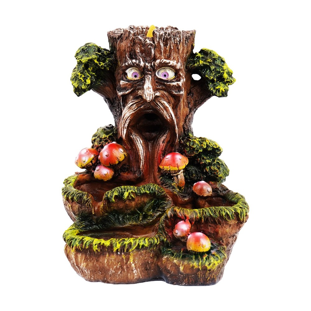 Tree Man Backflow Incense Burner, Home Décor, Multicolor, 6 X 5 inches