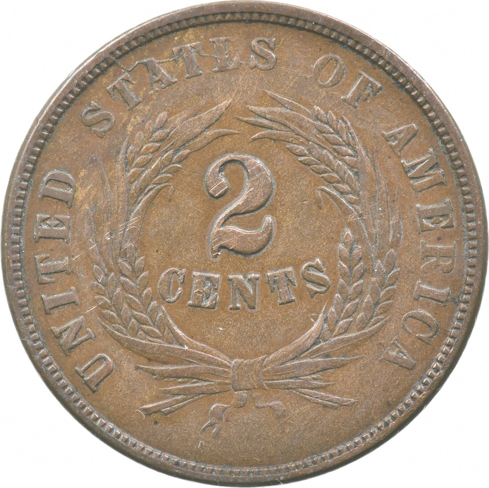 1864 Shield Two Cent Piece *6910