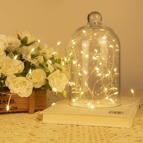 Fairy Lights Plug in 500LED Firecracker String Lights 50FT Warm White
