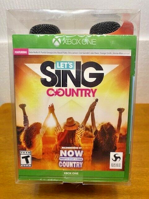 Let's Sing Country: 2-Mic Bundle for Xbox One (2019, Deep Silver) New, Sealed!