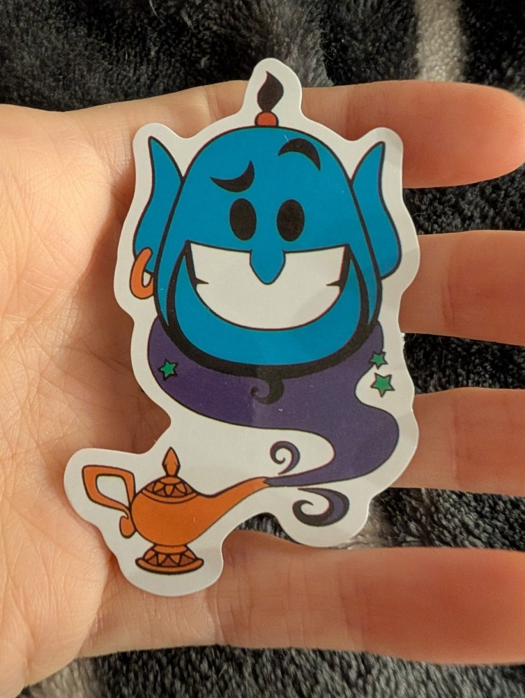 Sticker Aladdin Disney, Genie, Blue