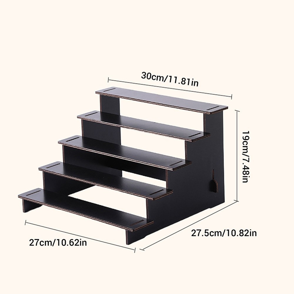 5-Tier Display Shelf Makeup Organizer Cosmetic Storage Perfume Holder