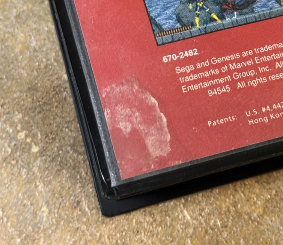 X-Men Case -Sega Genesis **AUTHENTIC, SEE DESC**