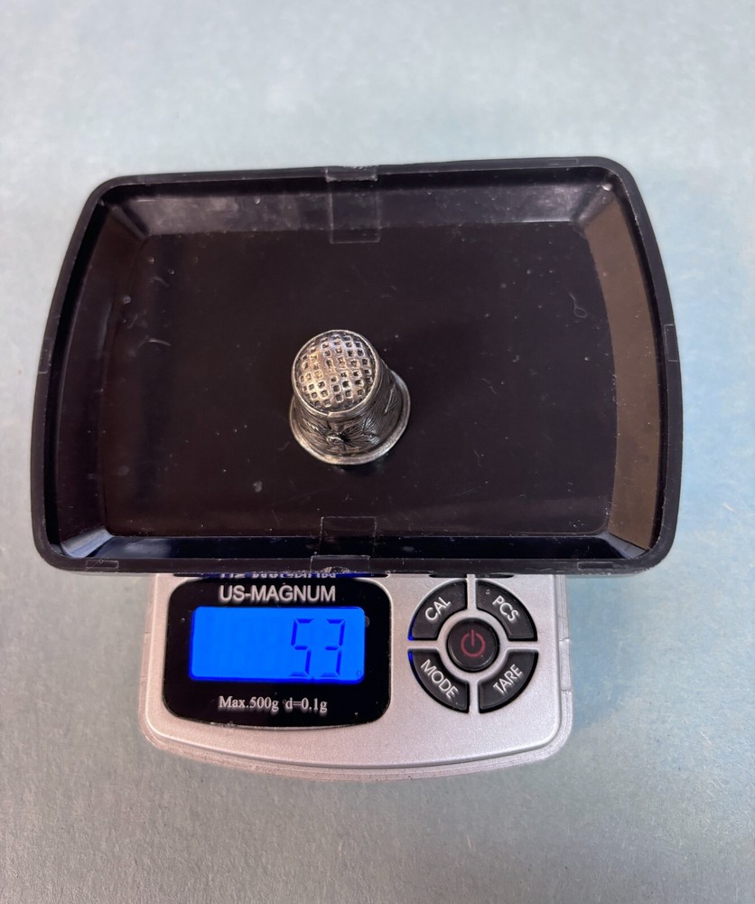 Vintage Sterling Silver Thimble 5.3g