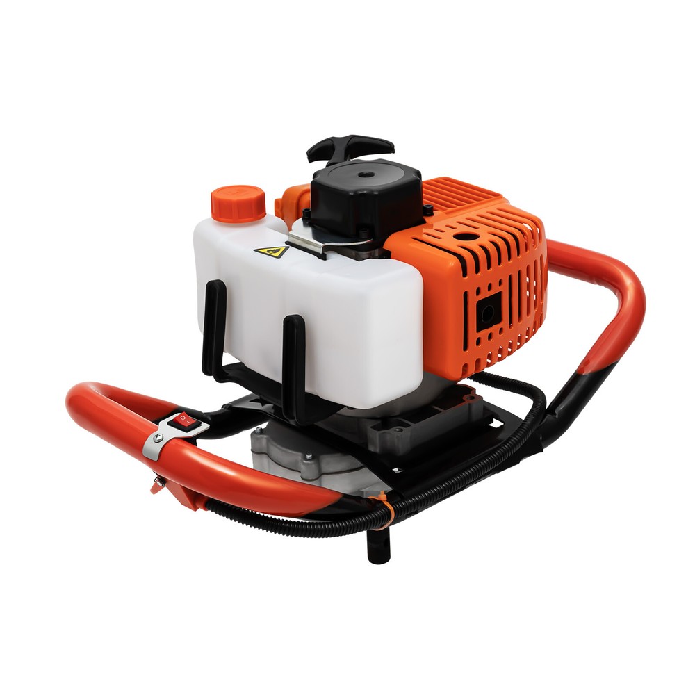 52CC Gas Powered Earth Auger Post Hole Digger with 4" 6" 8" Drill Bits