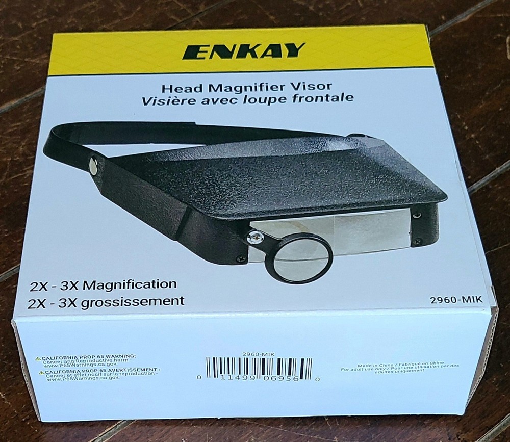 Head Magnifier Visor (2X - 3X Magnification) w/Adjustable Headband #2960-MIK